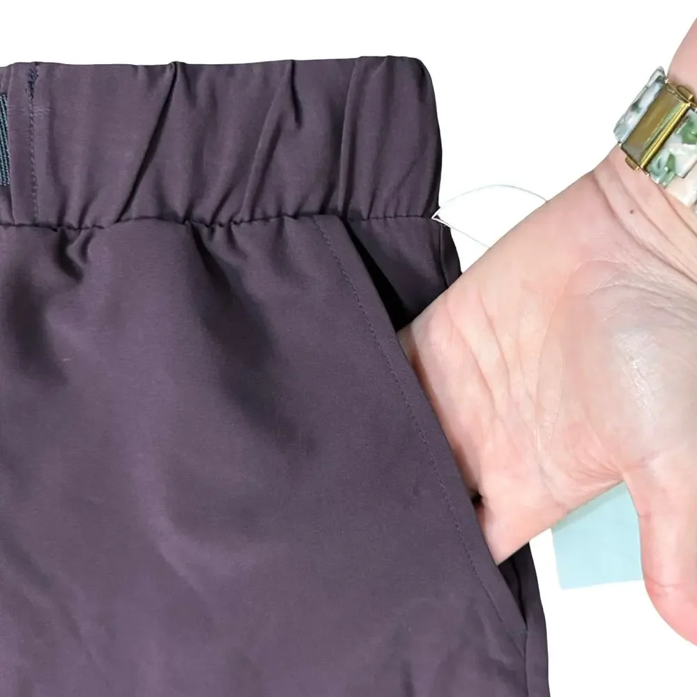 Z by Zella Eggplant Dark Purple Take A Hike Workout Shorts size XL NEW Tags - Picture 11 of 13